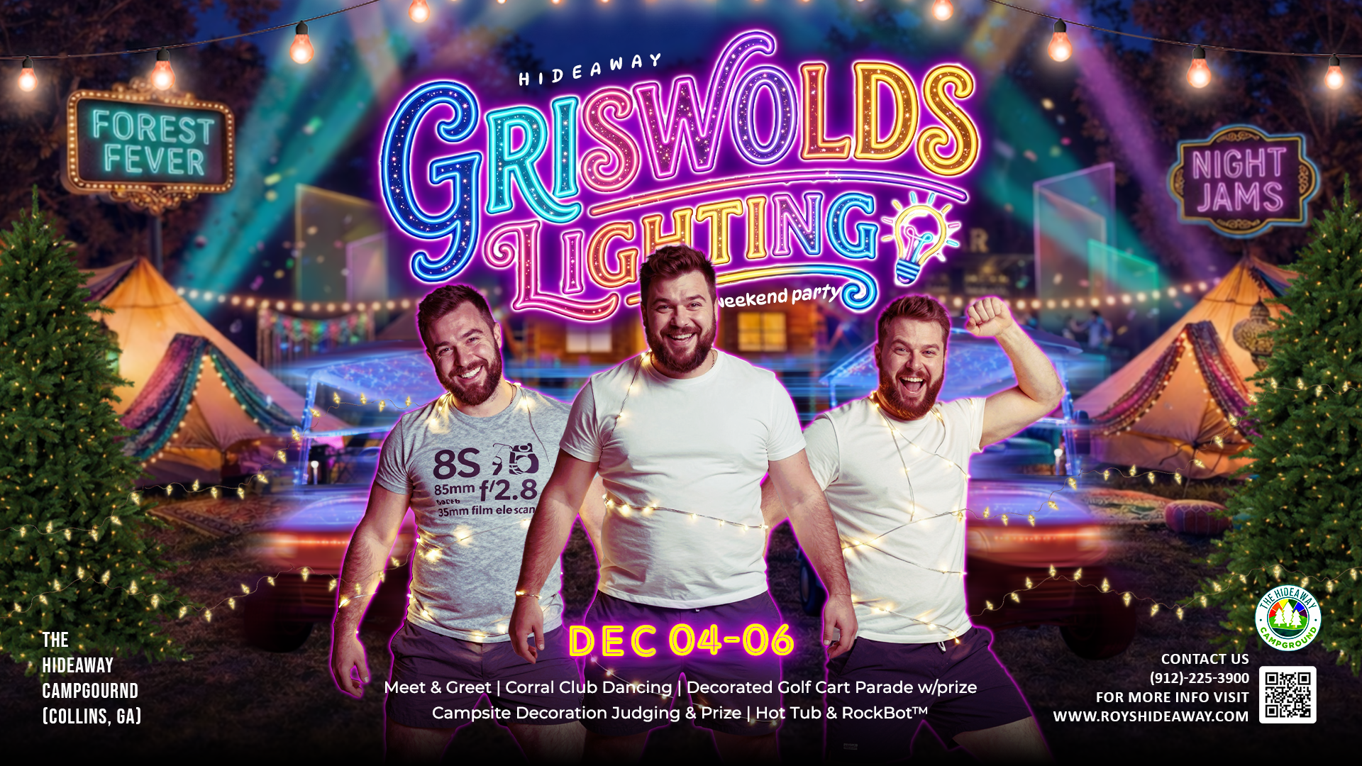 Hideaway Griswold's Lighting Weekend