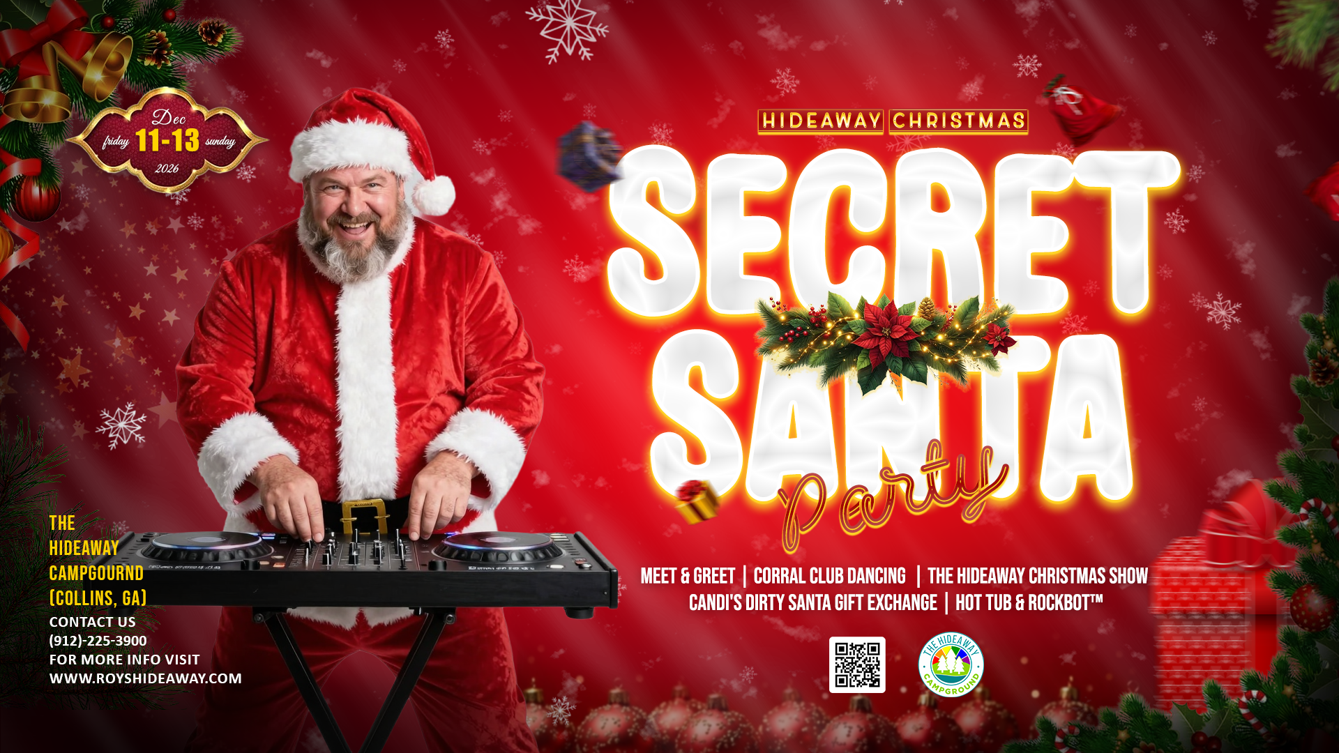 Hideaway Christmas Party with Secret Santa